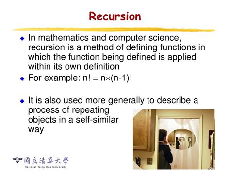 Image result for Recursion Definition