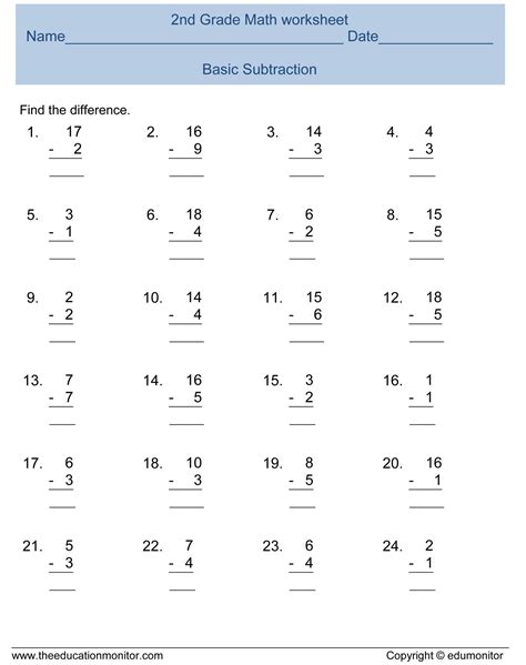Image result for 2nd Grade Homework Printable