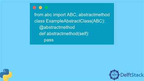 Toradh íomhá ar Abstract Class Python