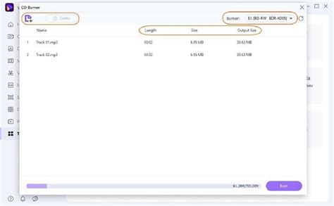 Toradh íomhá ar Making a MP3 CD