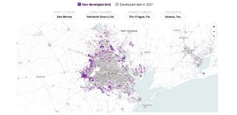 Image result for Urban Sprawl Map