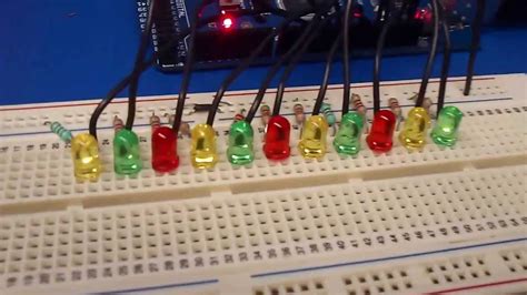 Toradh íomhá ar Arduino 50 LEDs in Parallel