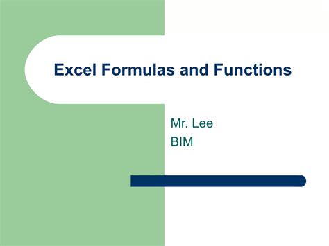 Image result for Excel Functions and Formulas Video