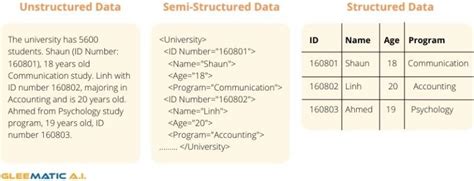 Semi Structured Data Exmaple に対する画像結果