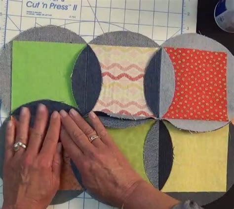 תוצאת תמונה עבור Easy Circle Quilt Pattern