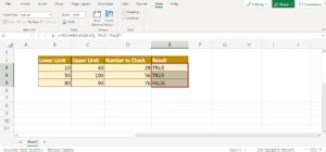 Image result for How to Create a Between Formula for Excel