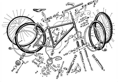 Image result for Road Bike Exploded-View