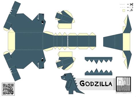 Image result for Godzilla Paper Model