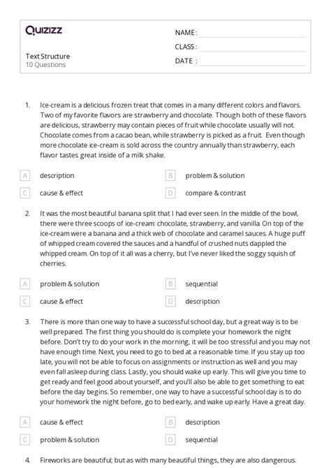 Image result for Text Structure Grade 4