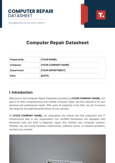 Image result for Computer Repair Report Form