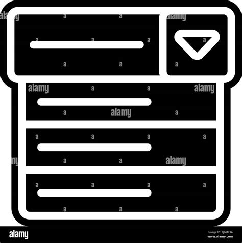 Image result for Drop Down Menu Icon Vector Image