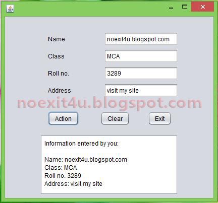 Textarea in Java に対する画像結果