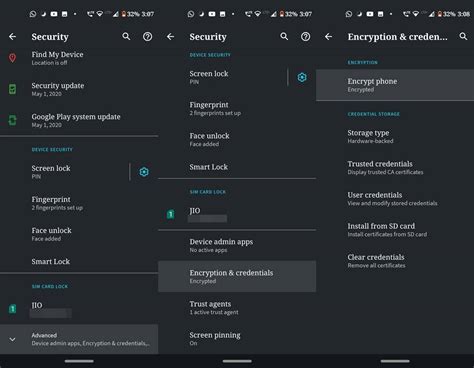 Device Encrypt に対する画像結果