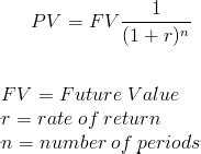 Toradh íomhá ar Present Value Interest Factor Excel-Formula