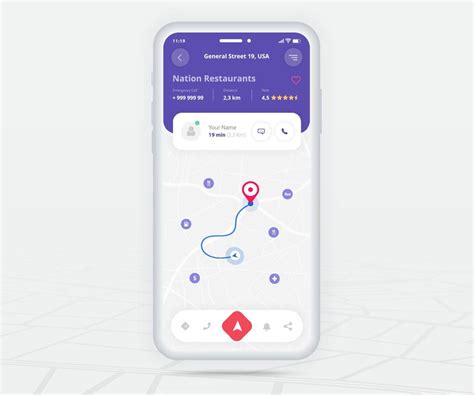 Image result for Map Navigation System UI Design