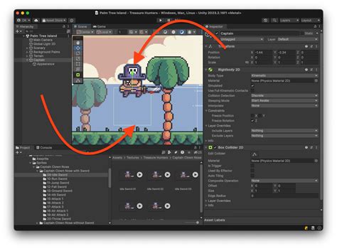 2D Controller Unity に対する画像結果