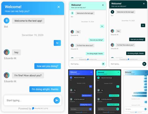 UI Chat Flutter に対する画像結果