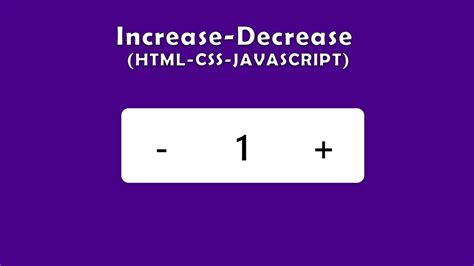 Image result for HTML Increment Box