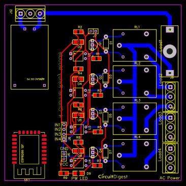 Image result for Relay Module PCB Layout