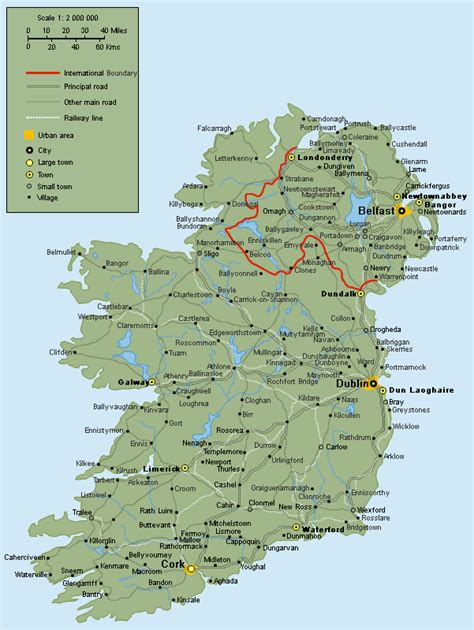 Image result for Ireland Country Map