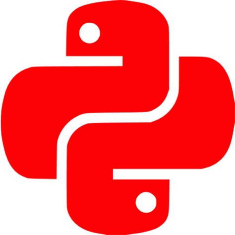 Image result for Python Icon.png in Red