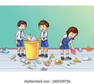 Toradh íomhá ar Dustbin Class Clip Art