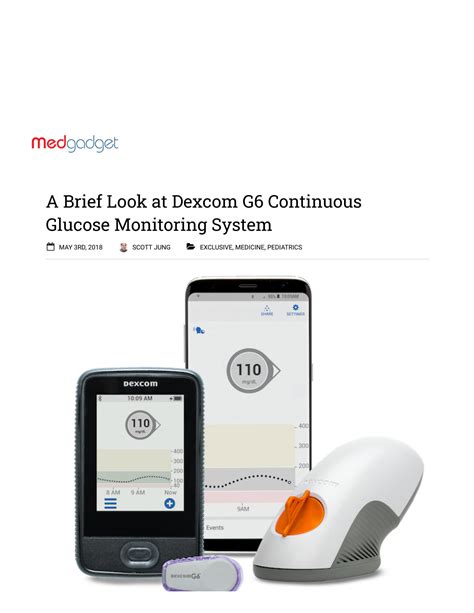 Image result for Dexcom G6 Monitoring System