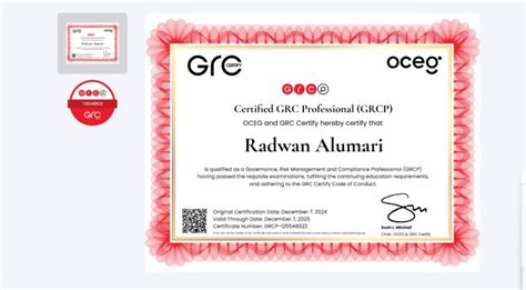 Certified GRC Professional に対する画像結果