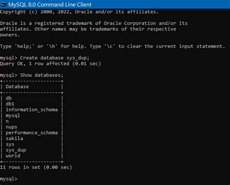 Image result for MySQL Switch Database