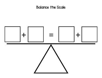 Afbeeldingsresultaten voor Balance Scale Math Worksheets