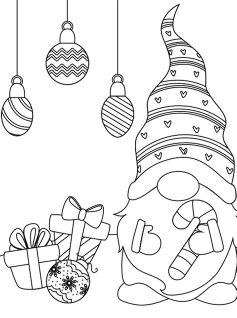 Toradh íomhá ar Cute Christmas Gnome Patterns Free