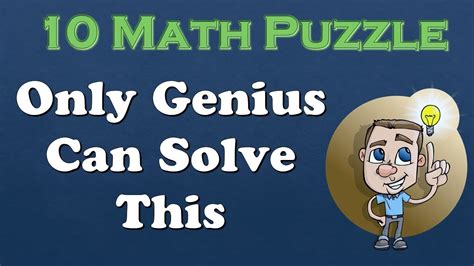 Genius Math Problems に対する画像結果