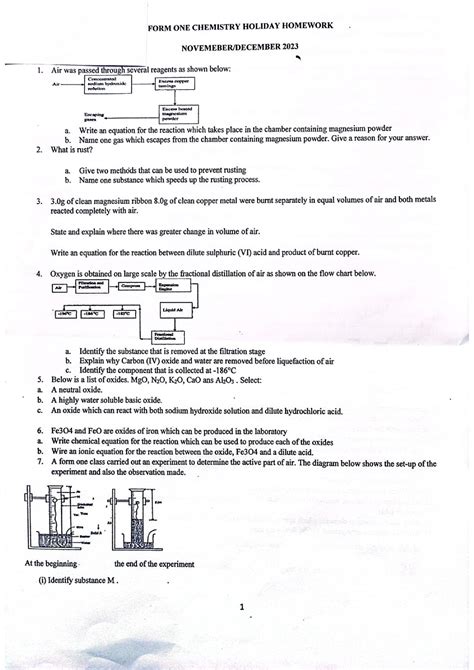 Image result for Chemistry Form 1 PDF