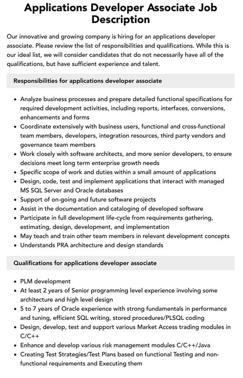 Image result for Job Applications Developer