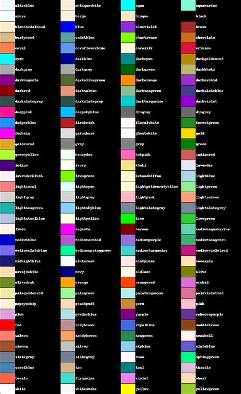 List of Colors in Python に対する画像結果