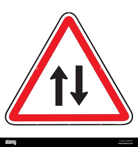 Image result for Two-Way Road Sign Vector