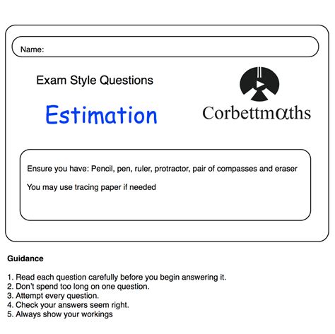 Image result for Estimation Questions