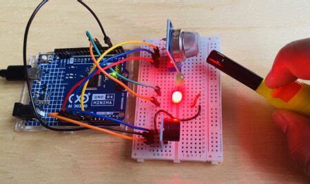 Toradh íomhá ar Gas Alarm Simple Arduino