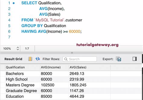 Image result for Where and Having in MySQL