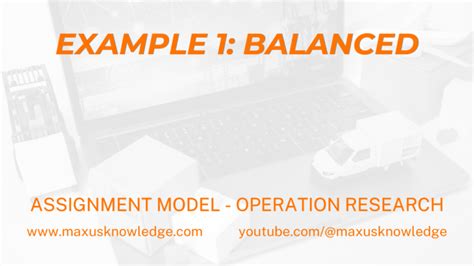 Toradh íomhá ar Operations Research Assignment Method