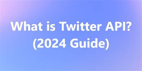 Afbeeldingsresultaten voor What Is a Twitter API