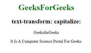 Image result for CSS Text Transform Property
