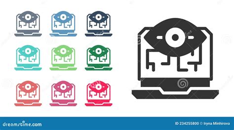 Toradh íomhá ar Computer Vision Icon Transperant