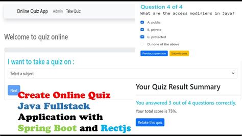 Image result for Java Quiz Application Design