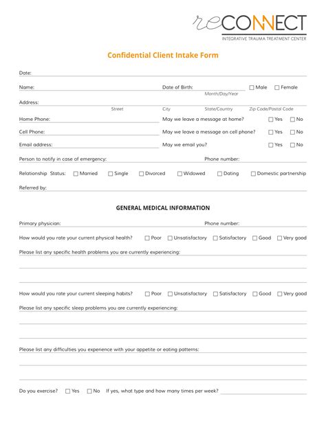 Image result for Financial Advisor Intake Sheet