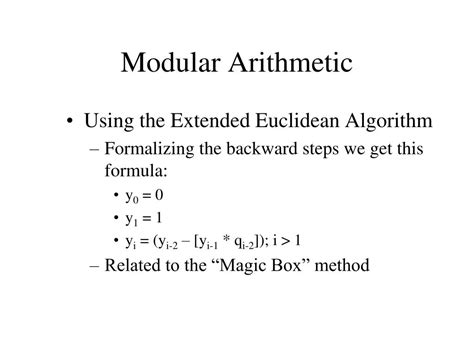Modular Arithmetic Division に対する画像結果