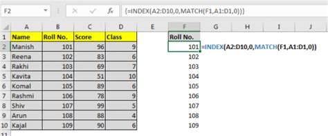 Image result for INDEX/MATCH Row and Column Excel