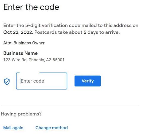 Enter Verify Code に対する画像結果