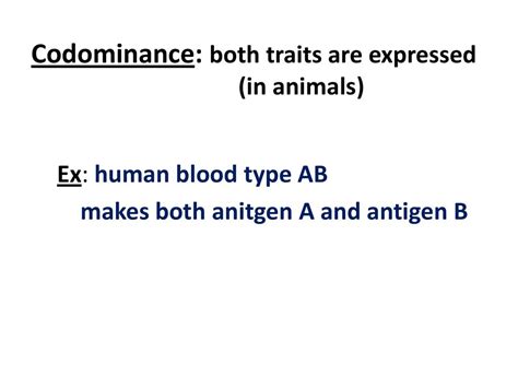 Codominance Genetics Examples に対する画像結果