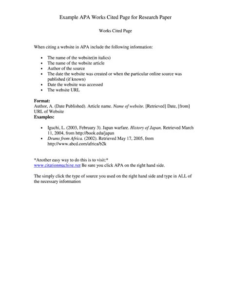 Afbeeldingsresultaten voor Works Cited for Research